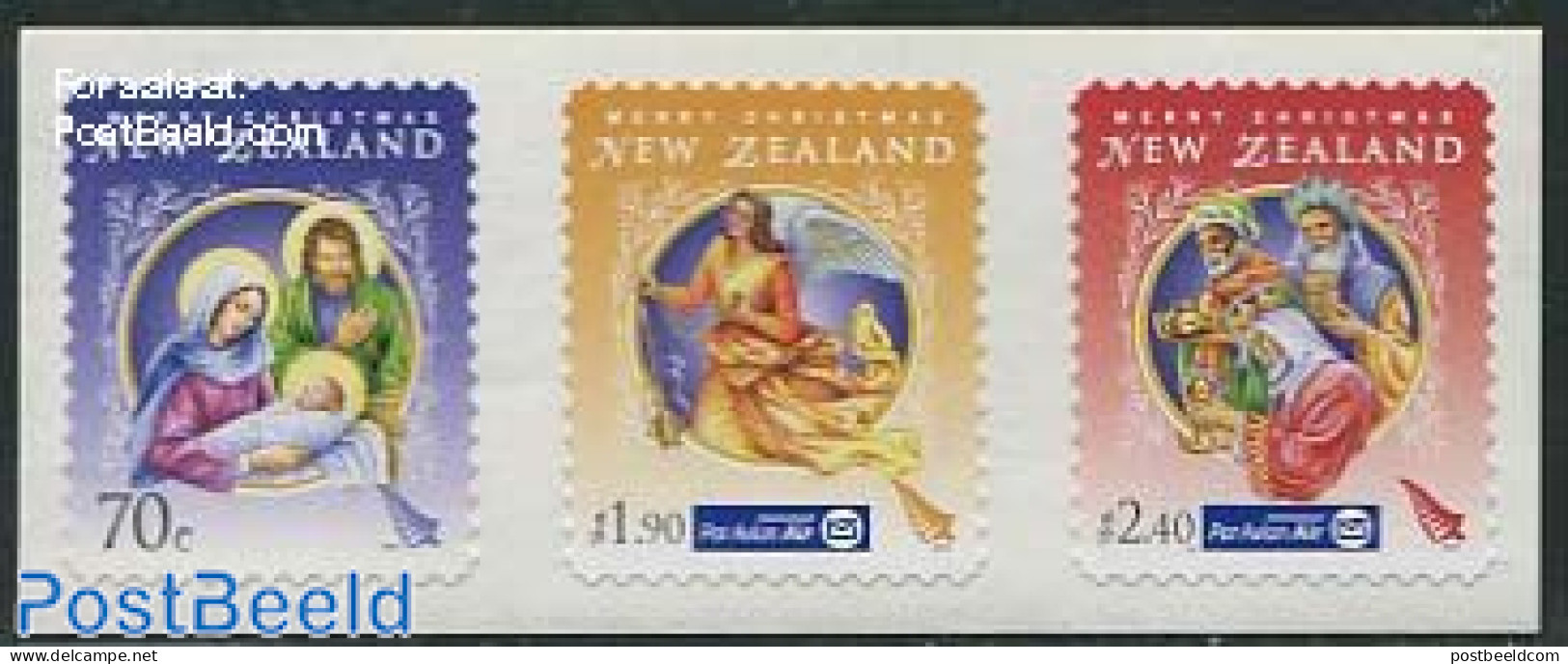 New Zealand 2012 Christmas 3v S-a, Mint NH, Religion - Christmas - Unused Stamps