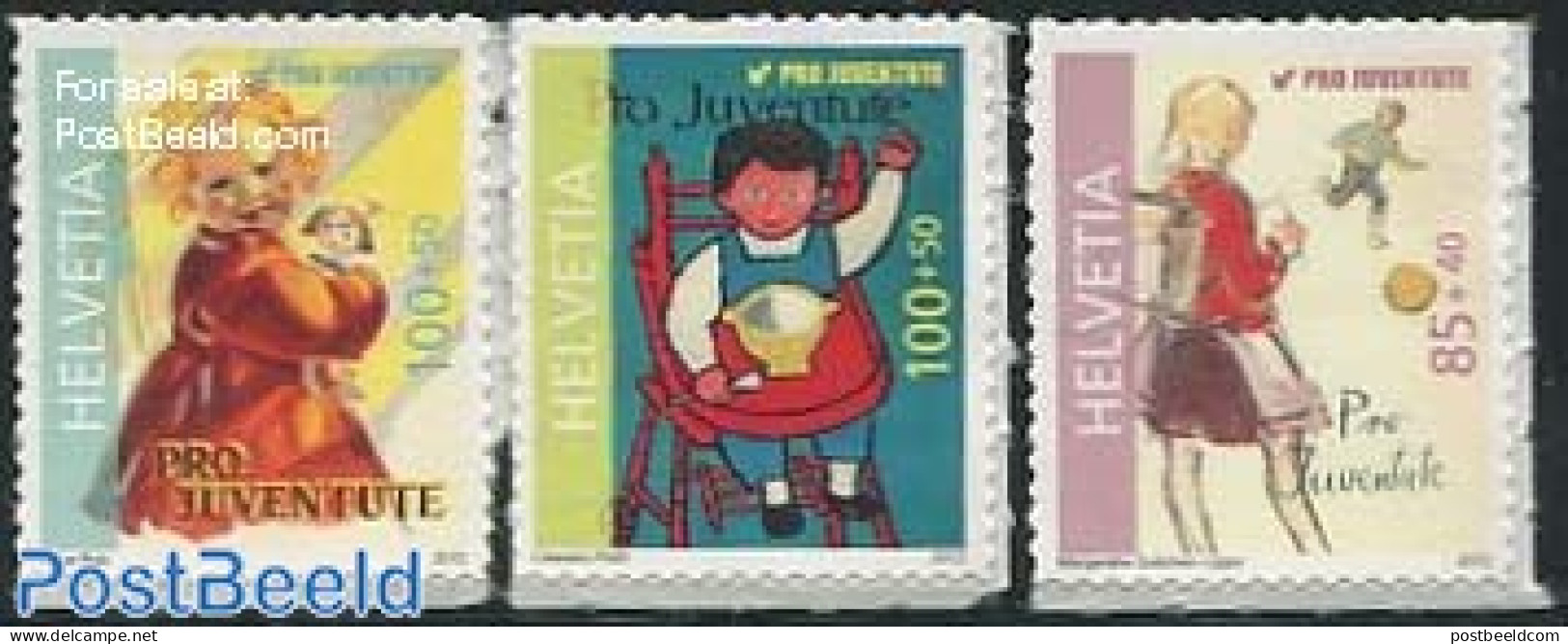 Switzerland 2012 Pro Juventute 3v S-a, Mint NH, Various - Toys & Children's Games - Nuevos