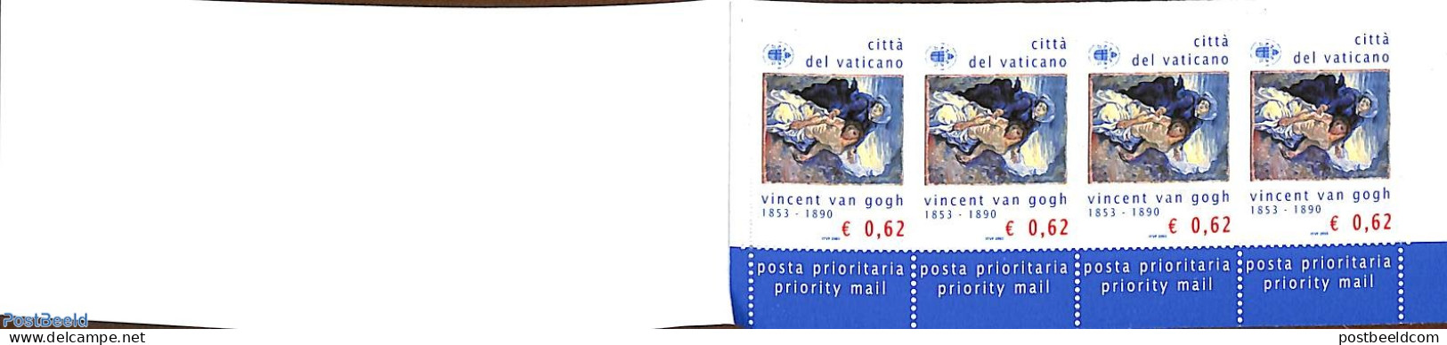 Vatican 2003 Van Gogh Booklet, Mint NH, Stamp Booklets - Art - Modern Art (1850-present) - Paintings - Vincent Van Gogh - Unused Stamps