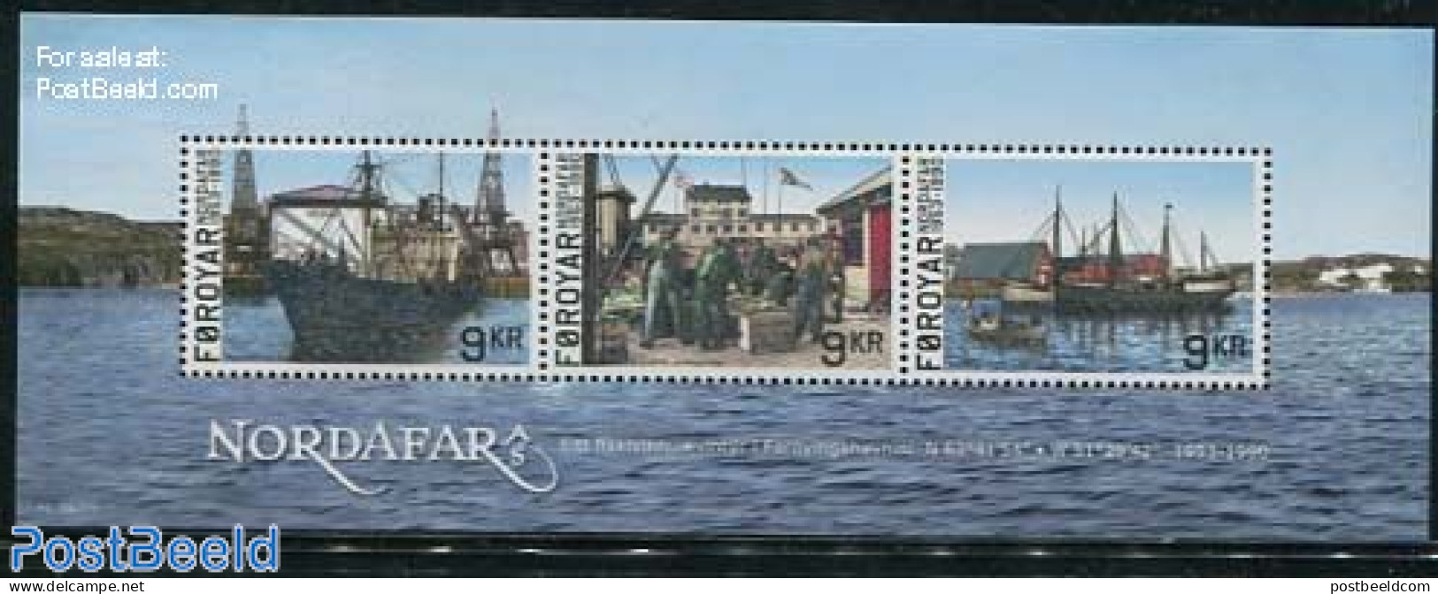 Faroe Islands 2013 Nordafar 3v M/s, Joint Issue Greenland, Mint NH, Transport - Various - Ships And Boats - Joint Issues - Boten