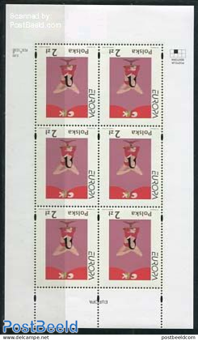 Poland 2002 Europa, Circus M/s, Mint NH, History - Performance Art - Europa (cept) - Circus - Unused Stamps