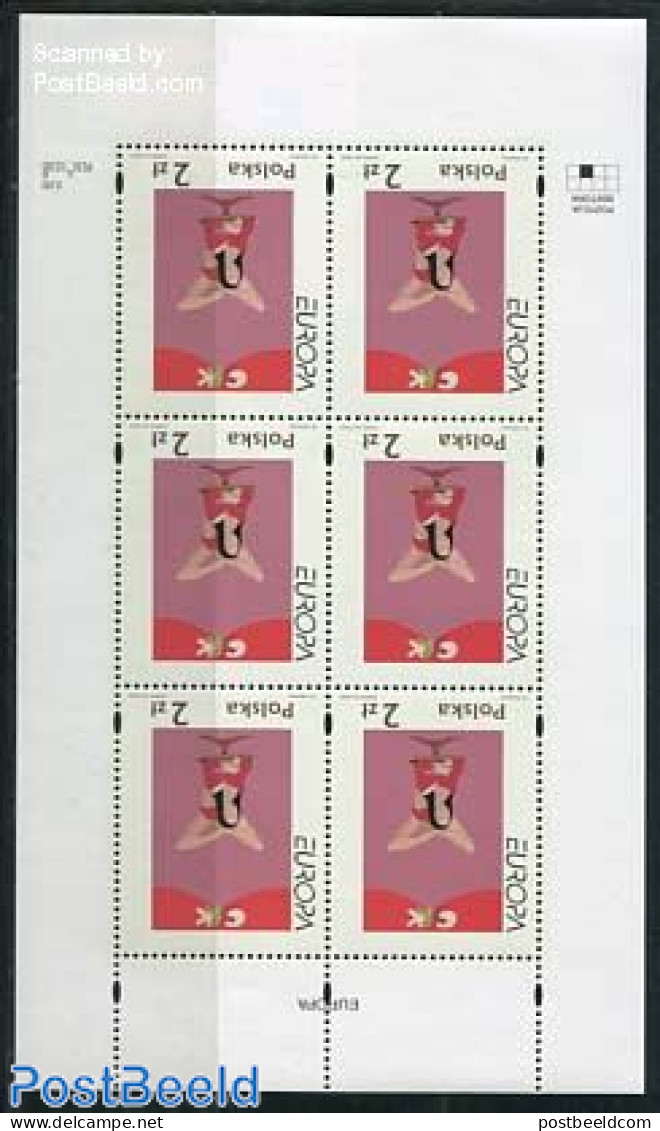 Poland 2002 Europa, Circus M/s, Mint NH, History - Performance Art - Europa (cept) - Circus - Nuevos