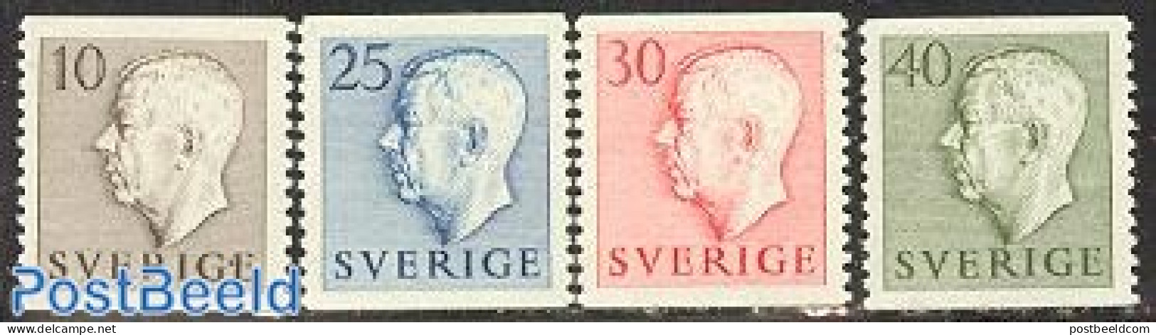 Sweden 1954 Definitives 4v, Mint NH - Ungebraucht
