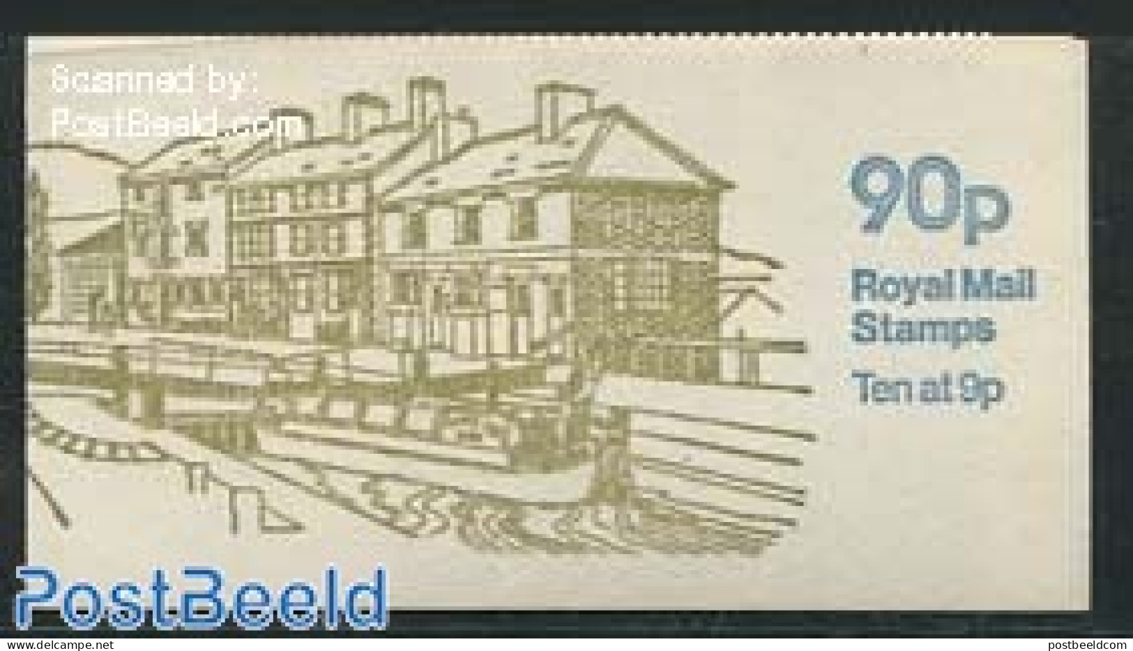 Great Britain 1978 Definitives Booklet, Grand Union Canal, Selvedge At Left, Mint NH, Transport - Stamp Booklets - Shi.. - Nuovi