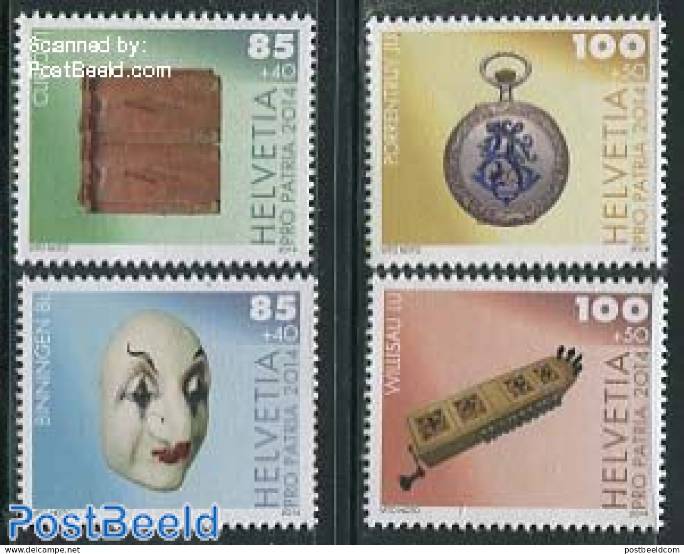 Switzerland 2014 Pro Patria 4v, Mint NH, Art - Art & Antique Objects - Unused Stamps