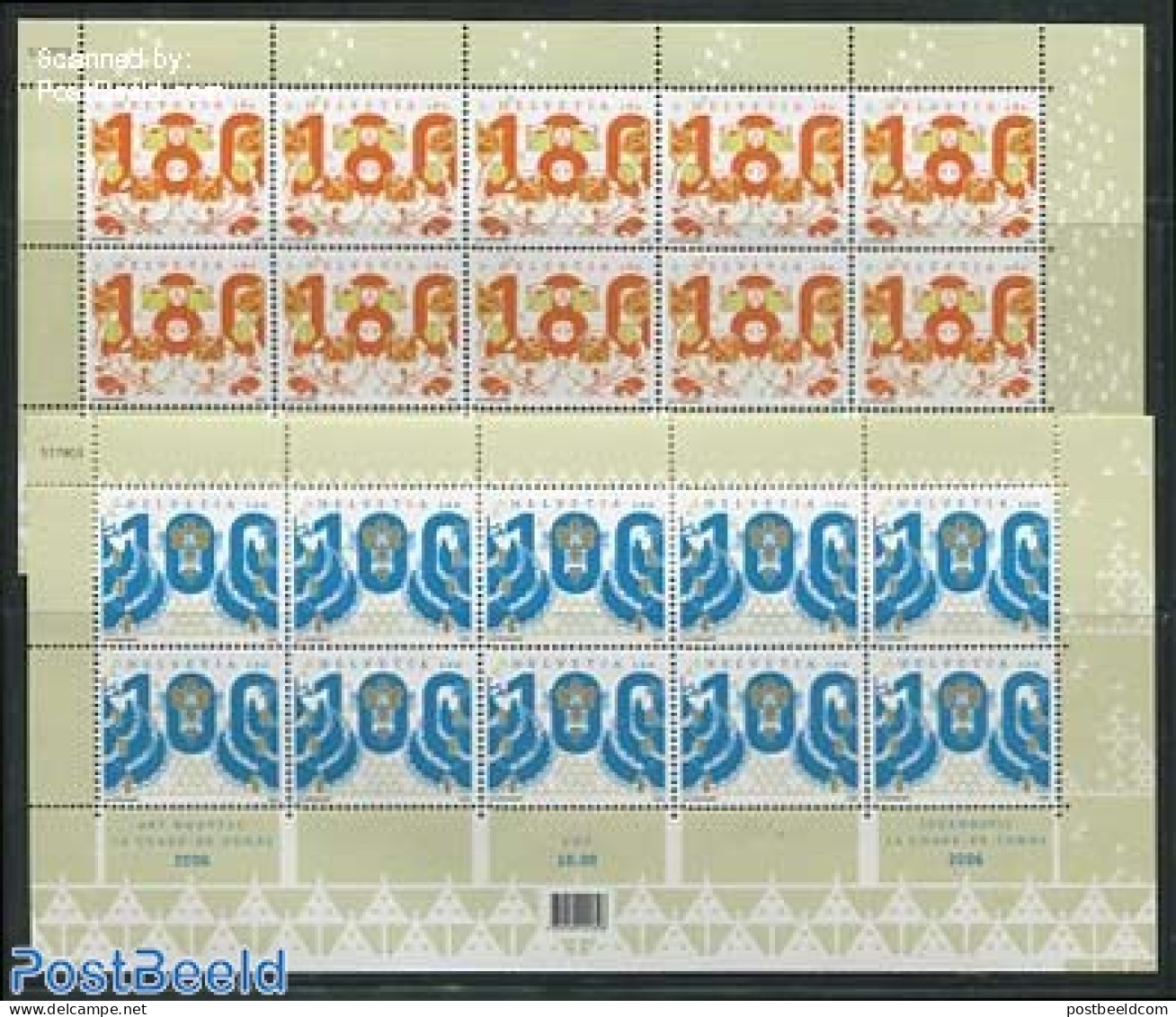 Switzerland 2006 Jugendstil 2 M/ss, Mint NH - Ungebraucht