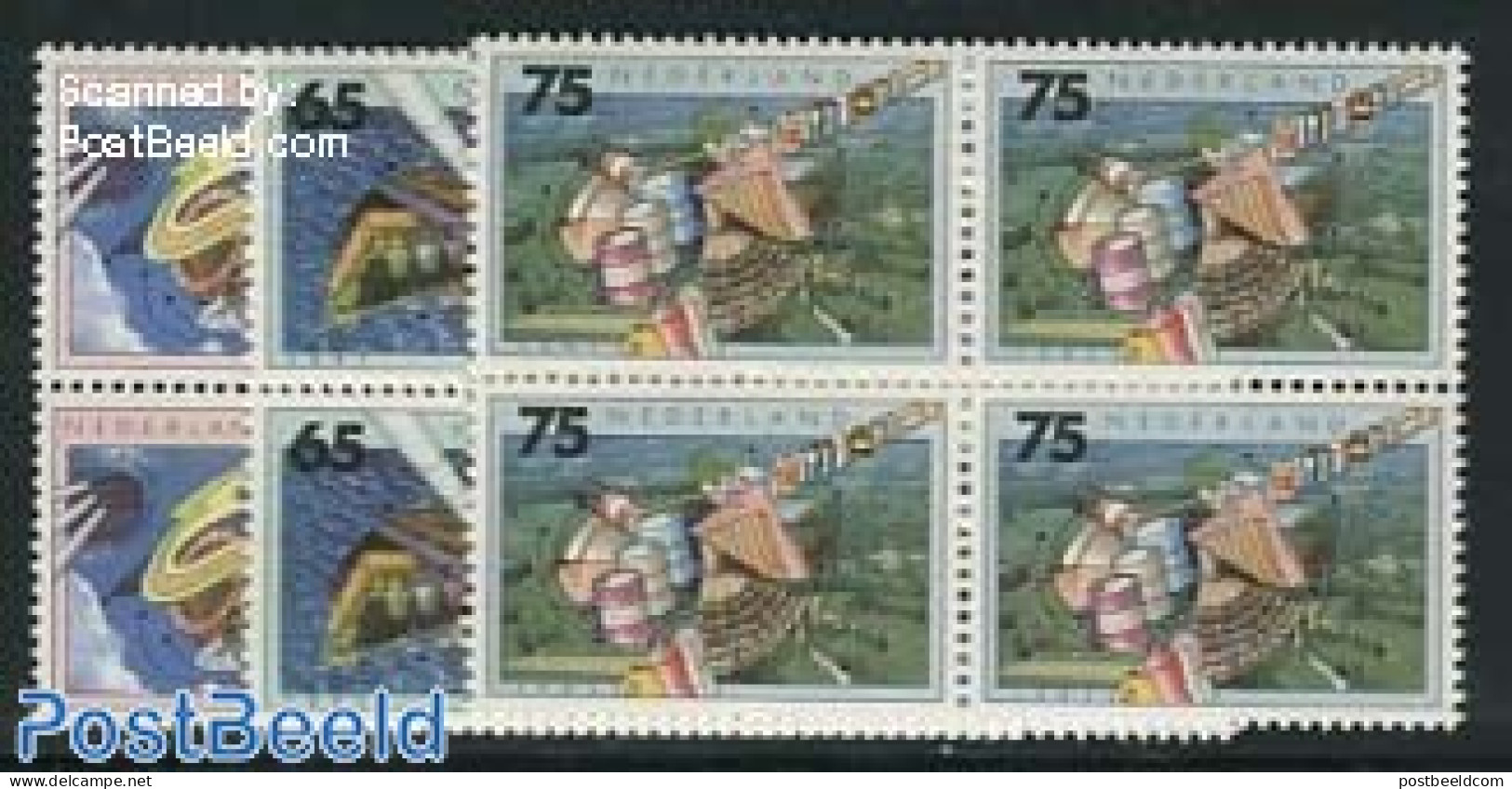 Netherlands 1991 Environment Protection 3v, Blocks Of 4 [+], Mint NH, Nature - Environment - Unused Stamps