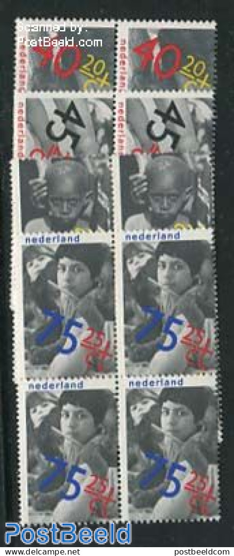 Netherlands 1979 Child Welfare 4v, Blocks Of 4 [+], Mint NH, Various - Year Of The Child 1979 - Ongebruikt