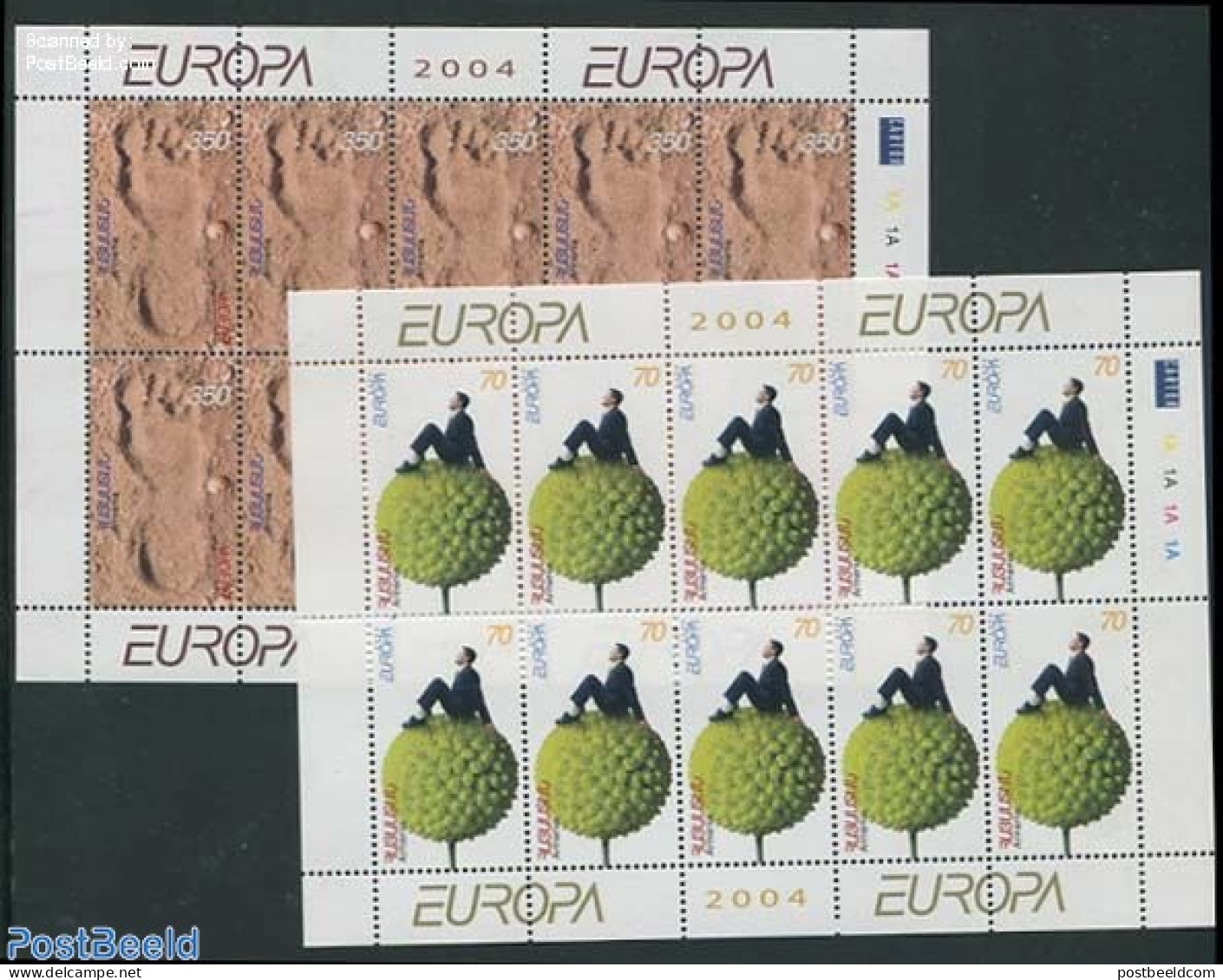 Armenia 2004 Europa 2 M/ss, Mint NH, History - Various - Europa (cept) - Tourism - Armenien