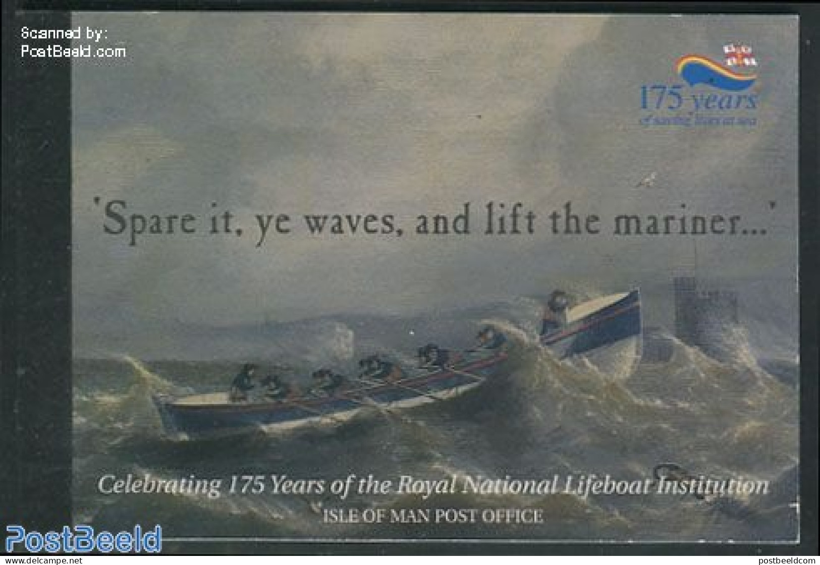 Isle Of Man 1999 175 Years Royal National Lifeboat Institution Prestige Booklet, Mint NH, Transport - Various - Stamp .. - Non Classés