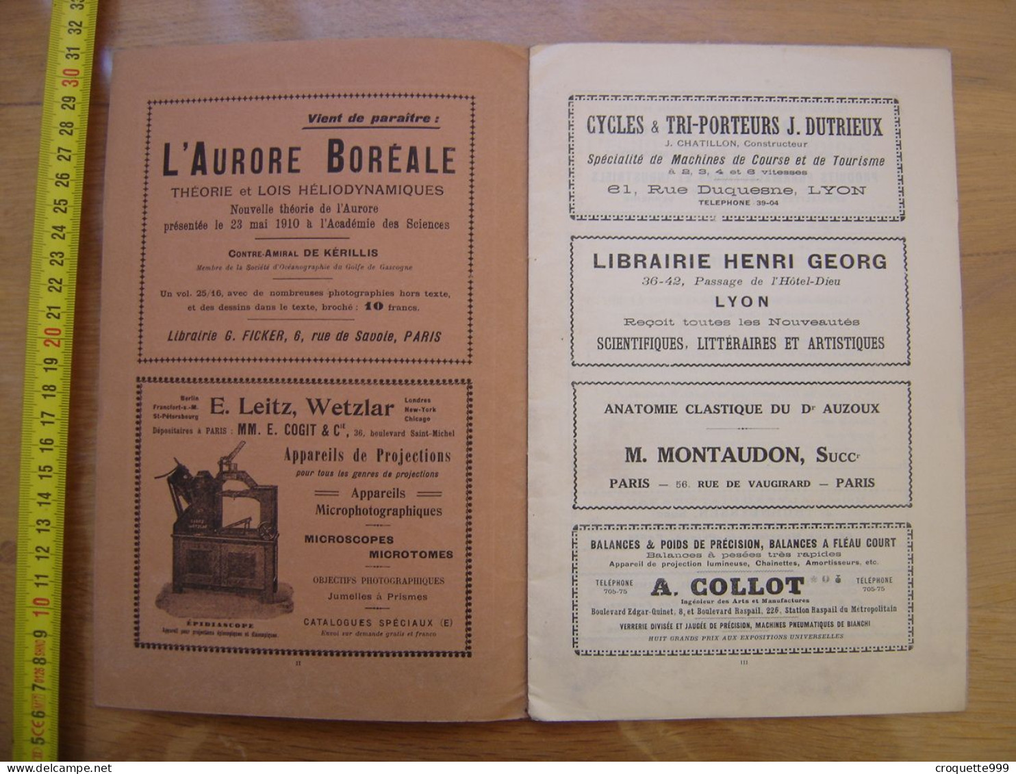 1911 Bulletin L'ECHO Des LABORATOIRES Publicites Jules Richard Microscope - Matériel Et Accessoires