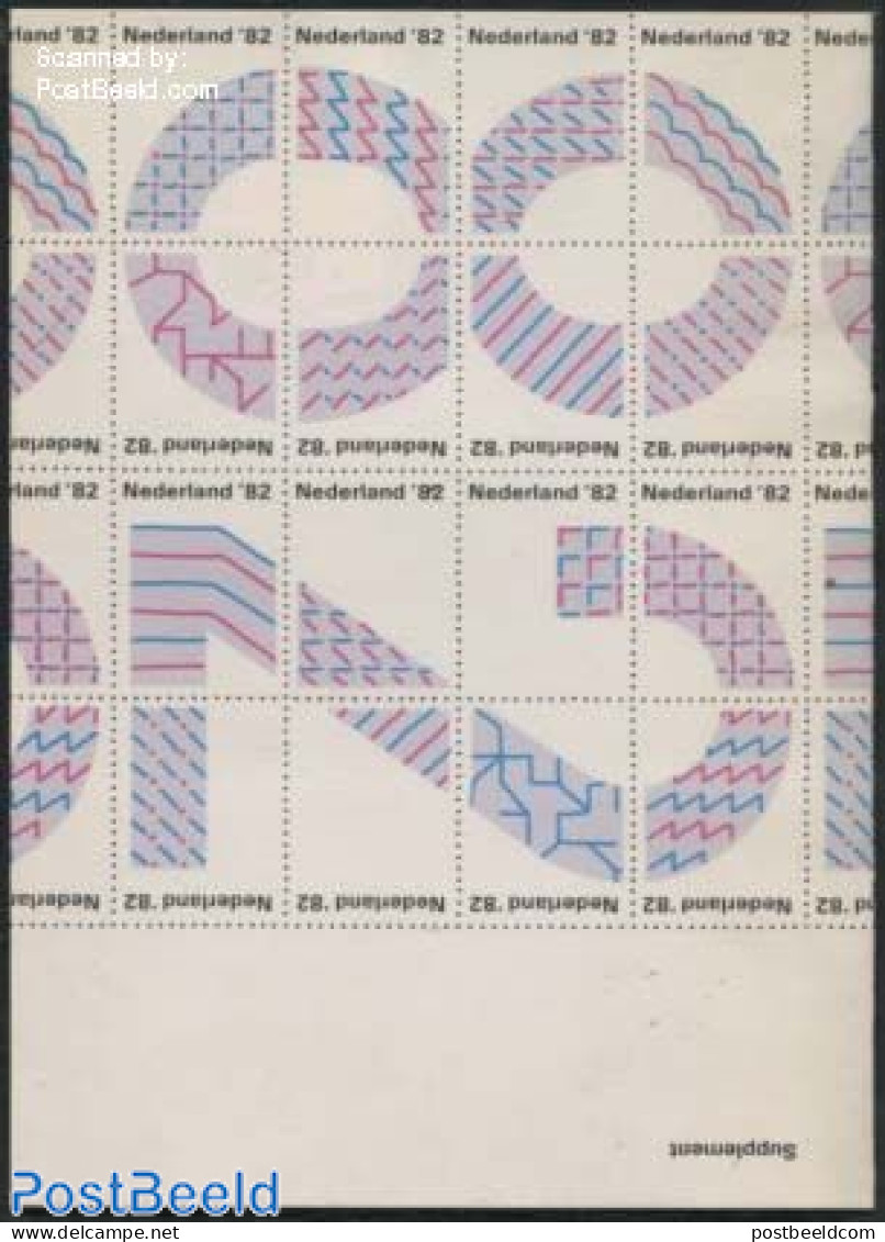 Netherlands 1982 Official Yearset 1982, Supplement With Definitives, Mint NH, Various - Yearsets (by Country) - Neufs