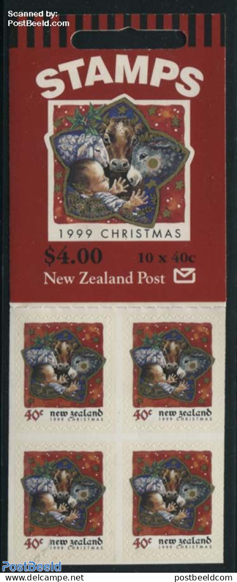 New Zealand 1999 Christmas Booklet S-a, Mint NH, Religion - Christmas - Stamp Booklets - Neufs