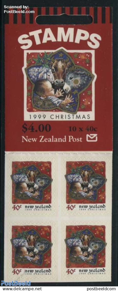 New Zealand 1999 Christmas Booklet S-a, Mint NH, Religion - Christmas - Stamp Booklets - Ongebruikt