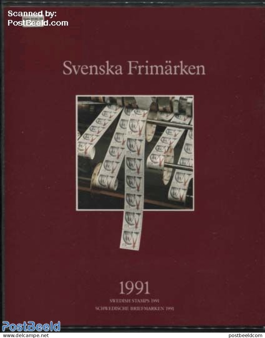 Sweden 1991 Official Yearset 1991, Mint NH, Various - Yearsets (by Country) - Nuevos