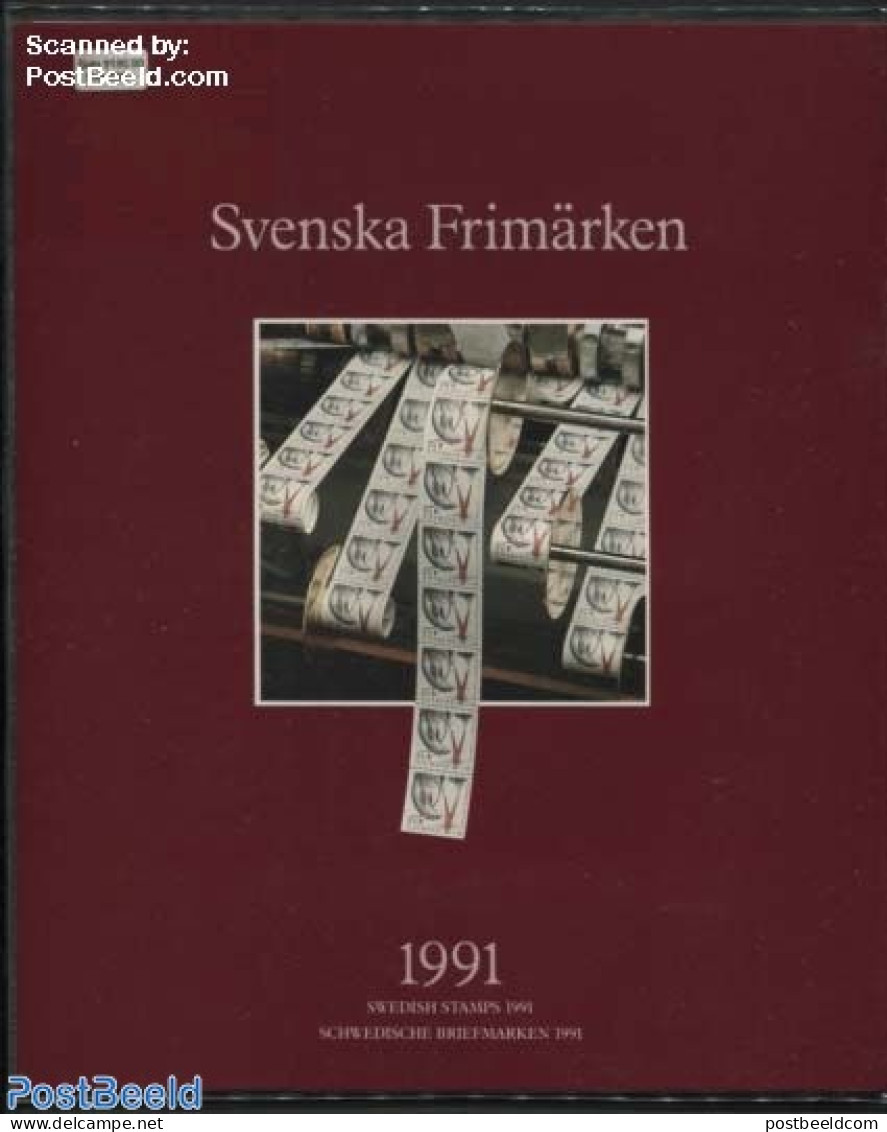 Sweden 1991 Official Yearset 1991, Mint NH, Various - Yearsets (by Country) - Unused Stamps