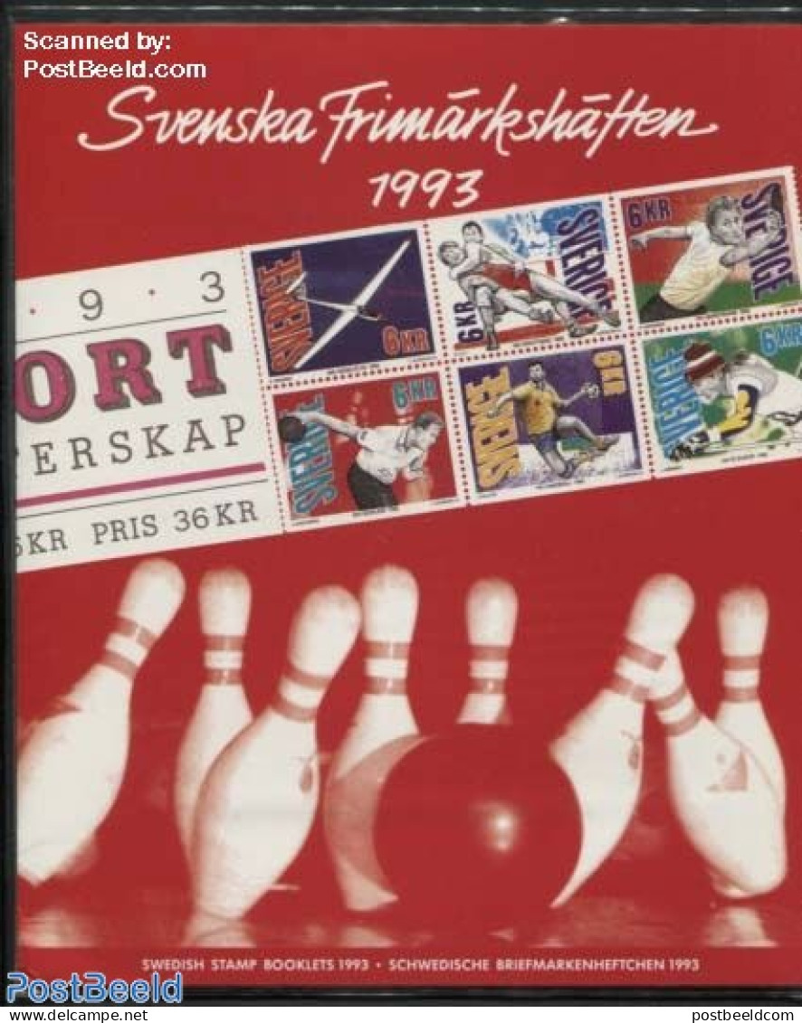 Sweden 1993 Official Booklet Yearset 1993, Mint NH, Various - Stamp Booklets - Yearsets (by Country) - Nuevos