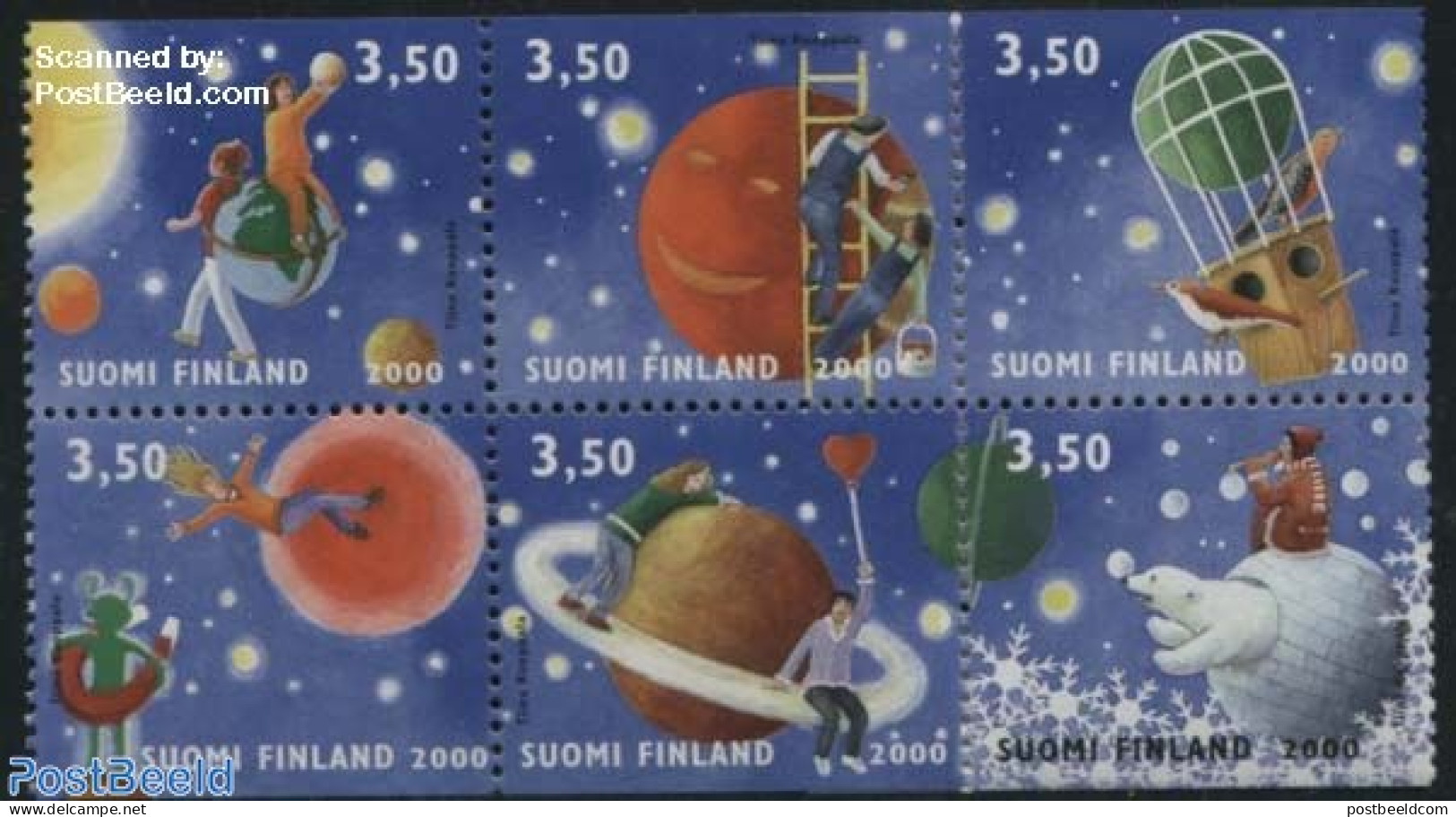 Finland 2000 Valentine 6v, Mint NH, Various - St. Valentine's Day - Unused Stamps