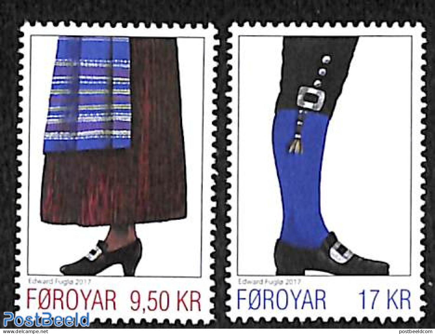 Faroe Islands 2017 Costumes 2v, Mint NH, Various - Costumes - Kostums