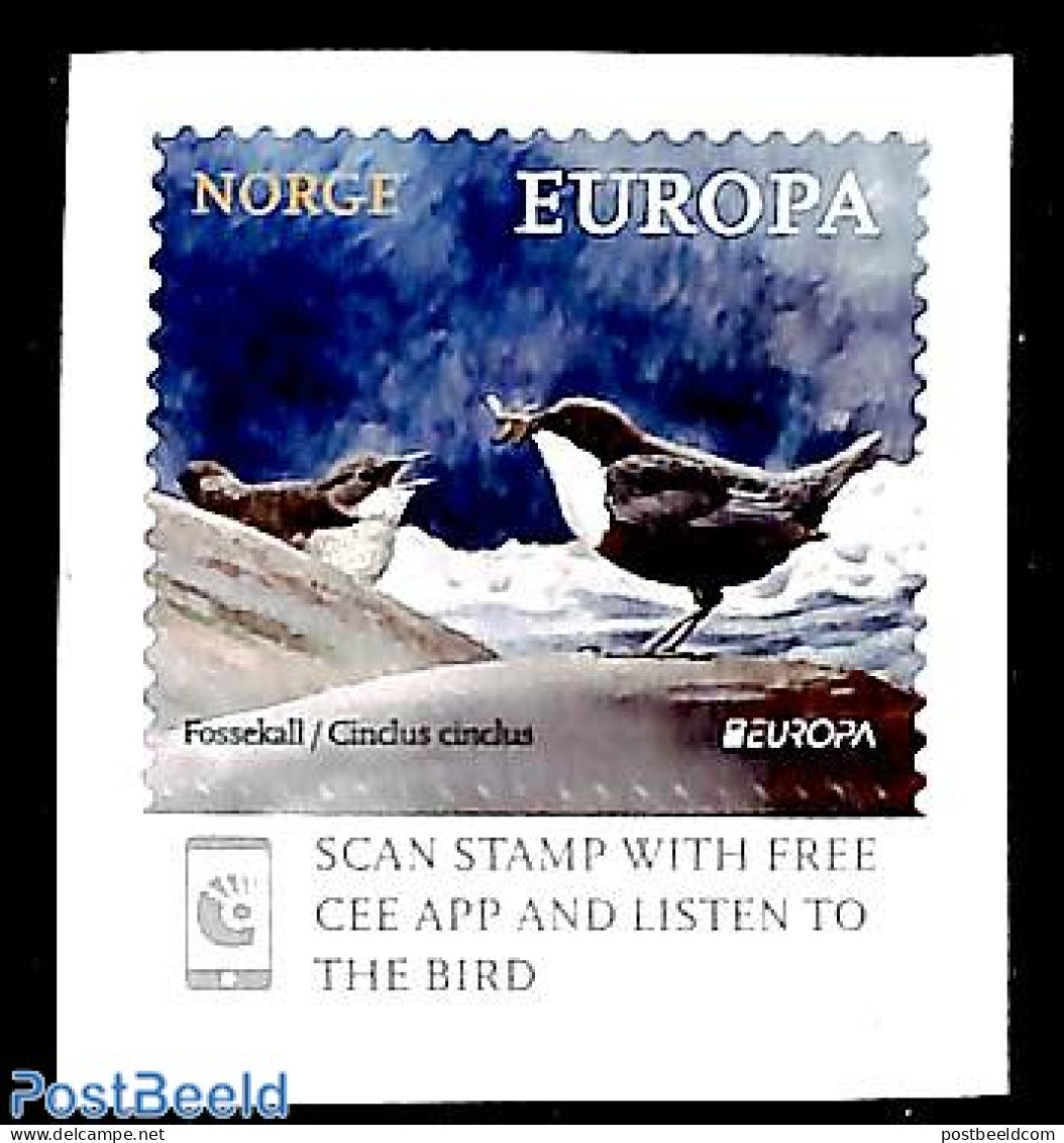 Norway 2019 Europa, Birds 1v S-a, Mint NH, History - Nature - Europa (cept) - Birds - Nuevos