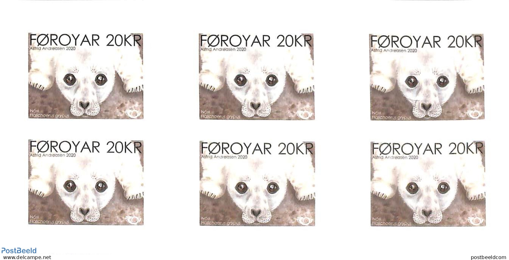 Faroe Islands 2020 Norden, Seal Booklet S-a, Mint NH, History - Nature - Europa Hang-on Issues - Animals (others & Mix.. - Idee Europee