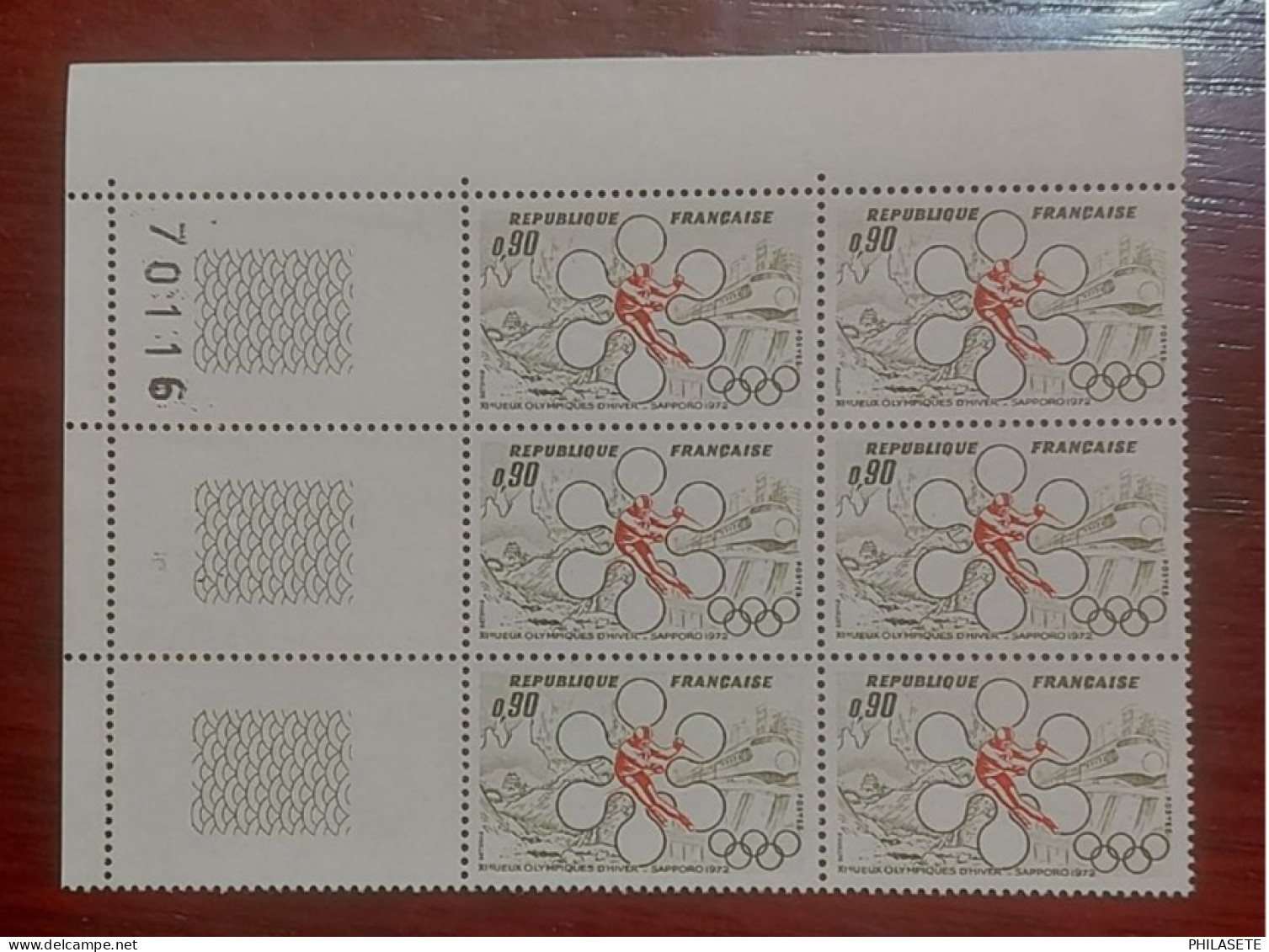 France  Neufs N** Bloc De 6 Timbres YT N° 1705 JO De Sapporo - Unused Stamps