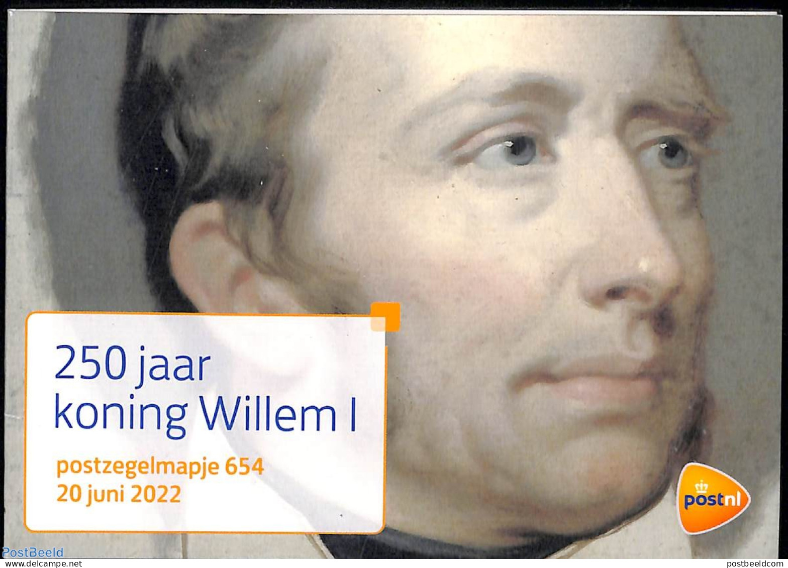 Netherlands 2022 King Willem I, Presentation Pack 654, Mint NH, History - Kings & Queens (Royalty) - Neufs