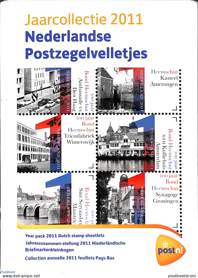 Netherlands 2011 Official Yearset 2011, Only M/ss, Mint NH, Various - Yearsets (by Country) - Unused Stamps