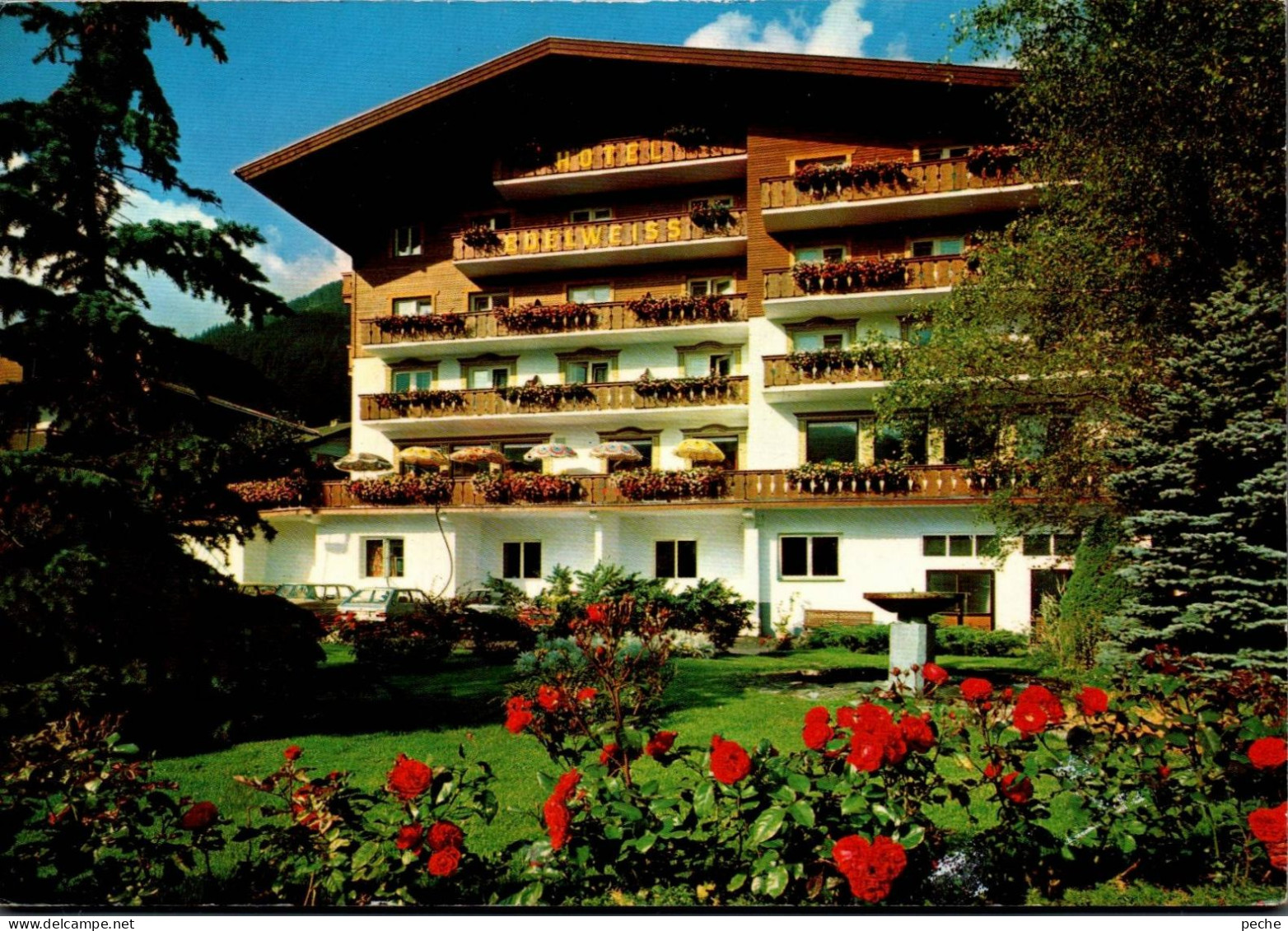 N°1033 Z -cpsm Hotel Edelweiss -Lermoos- - Hotels & Restaurants