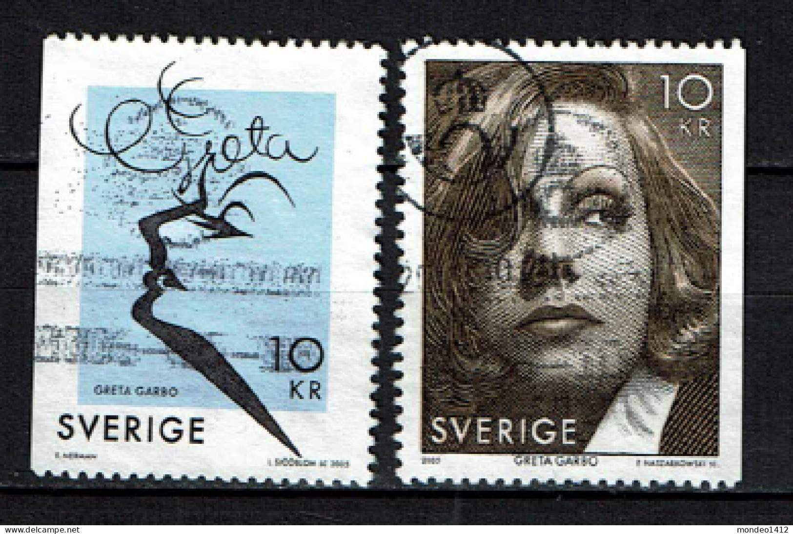 Sweden 2005 - Actrice Greta Garbo, Cinéma  - Used - Gebruikt