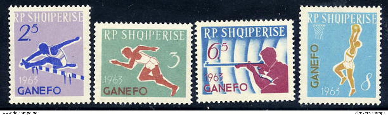 ALBANIA 1964 GANEFO Games Set MNH / **.  Michel 805-08 - Albanien