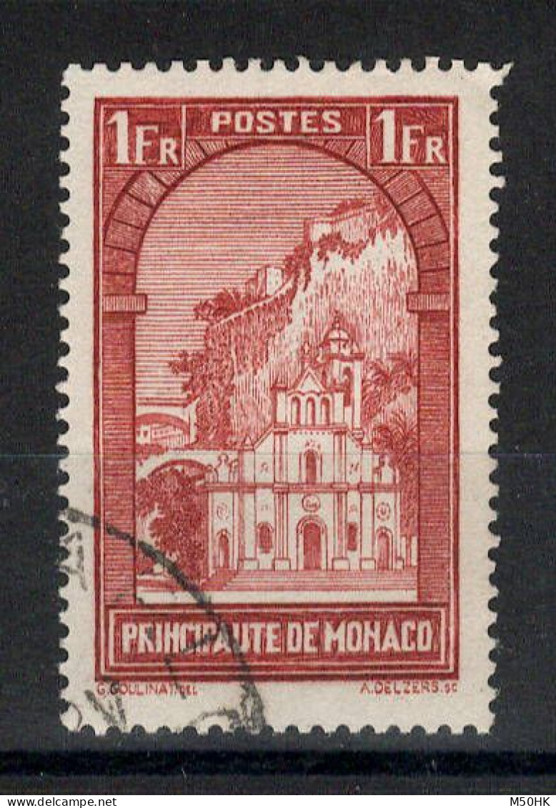Monaco - YV 126 Oblitere Cote 9,50 Euros - Used Stamps