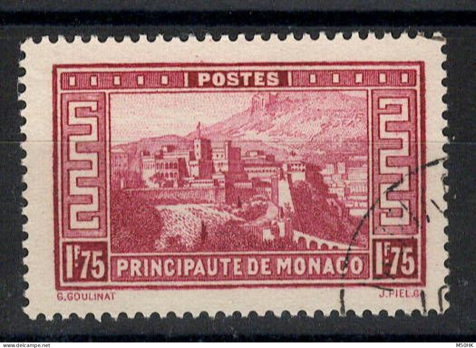 Monaco - YV 128A Oblitere Cote 17,50 Euros - Usati