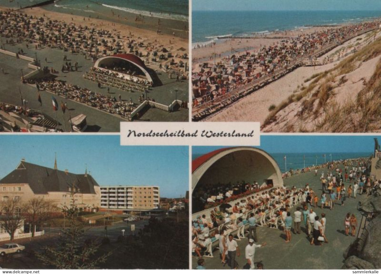 65494 - Westerland - 4 Teilbilder - Ca. 1980 - Sylt