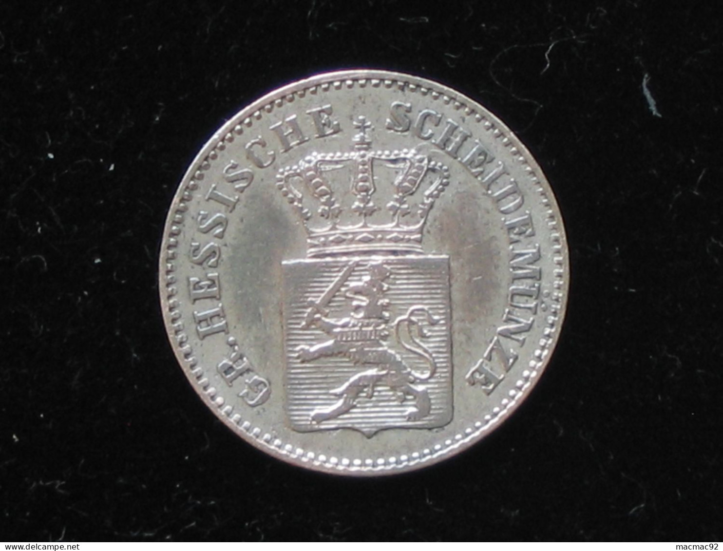 ALLEMAGNE - 3  Kreuzer 1864 GR. HESSISCHE SCHEIDEMÜNZE  **** EN ACHAT IMMEDIAT **** - Small Coins & Other Subdivisions