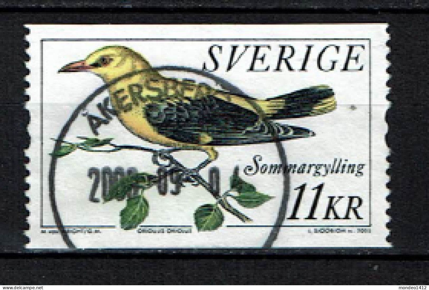 Sweden 2005 - Bird, Oiseaux, Loriot, Wielewaal  - Used - Gebruikt