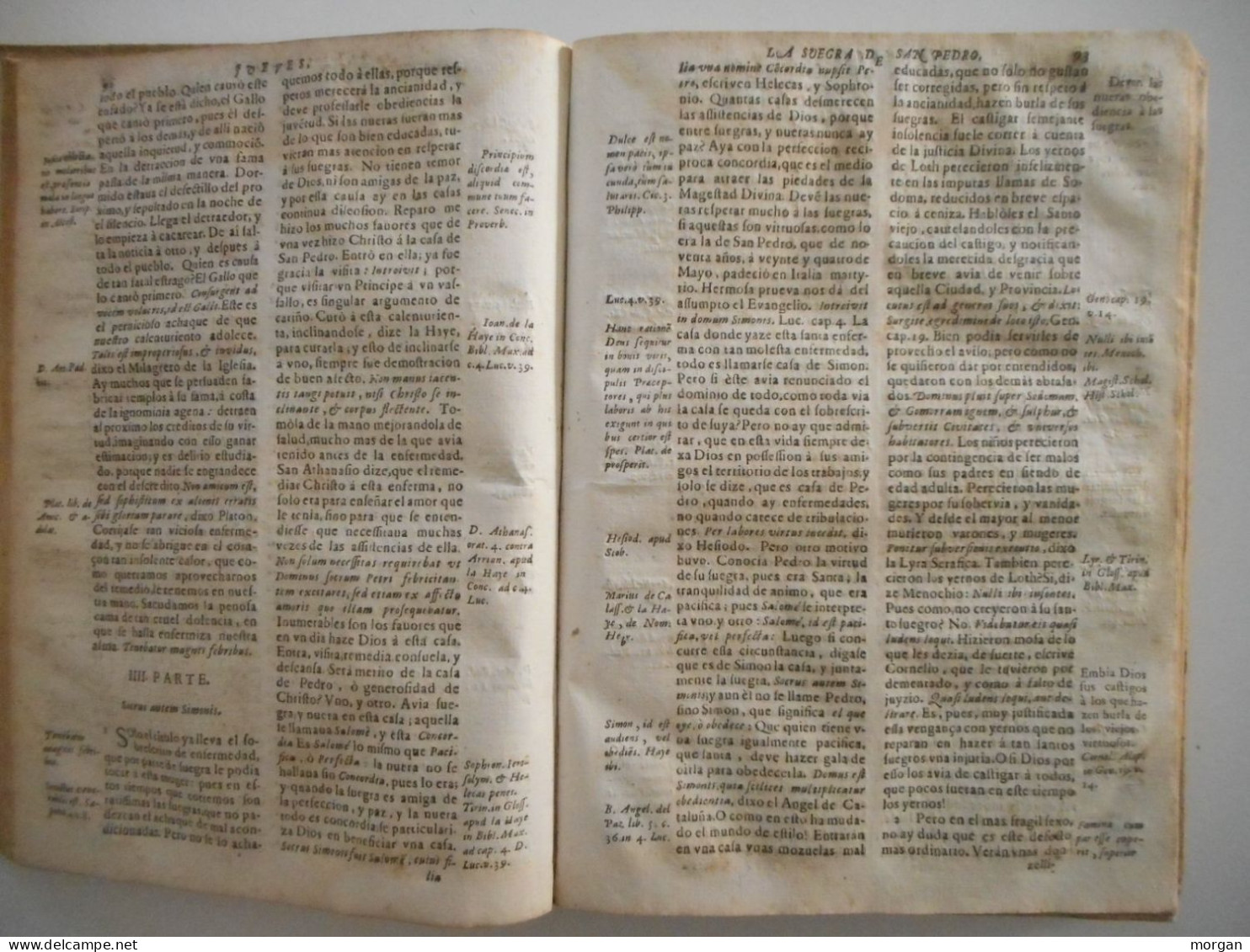 ESPAGNE, 1696, RELIGION, QUARISMA CONTINUA ADORNADA CONORACIONES EVANGELICAS, RARE 17° VOLUME 2 SEUL - Bis 1700