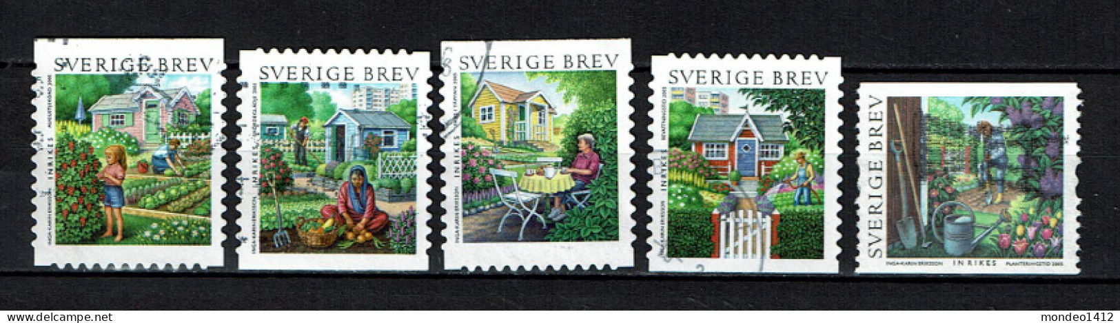 Sweden 2005 - Summer, Garden, Jardin Et Jardinier - Used - Gebraucht