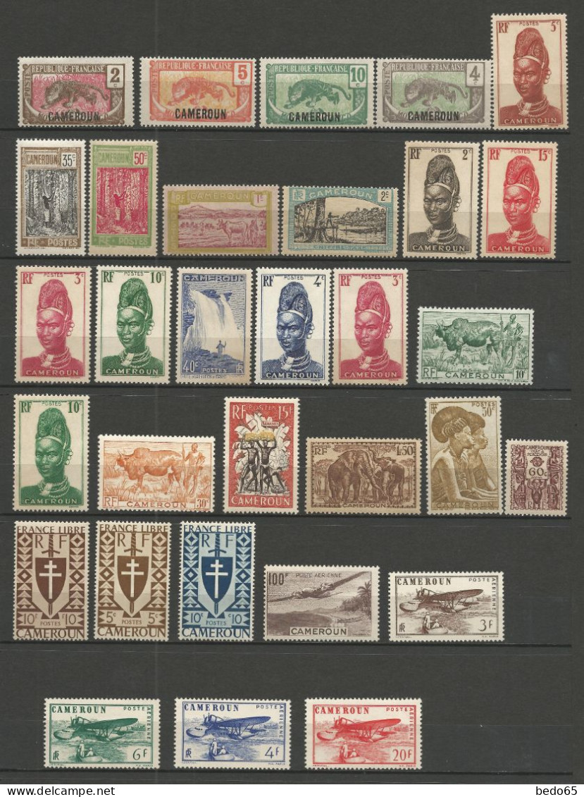 LOT CAMEROUN NEUF** SANS CHARNIERE / Hingeless / MNH - Unused Stamps