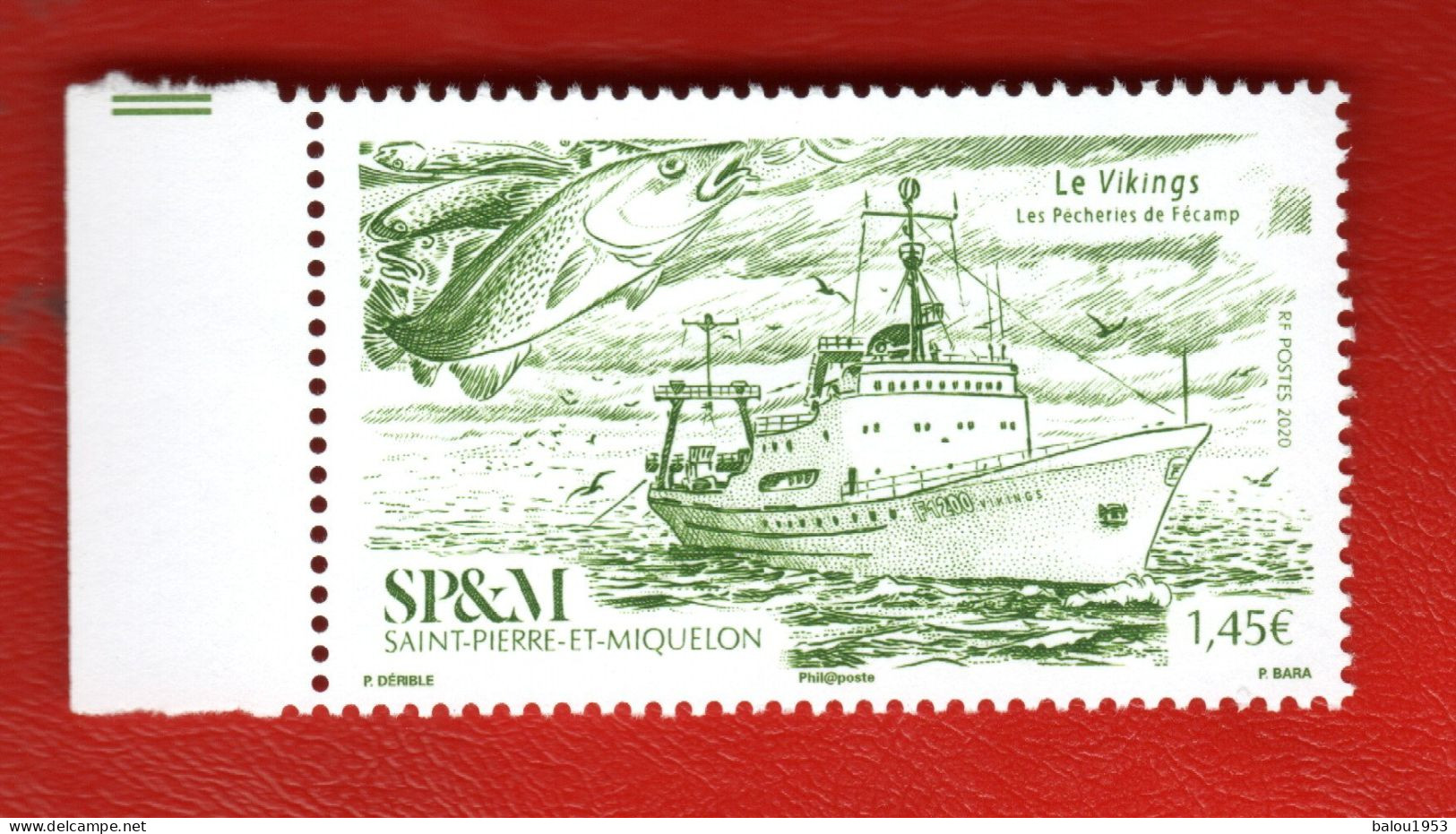 Saint-Pierre-et-Miquelon. Poste 2020. N° 1234. Neuf. Vendu à La Facial. - Unused Stamps