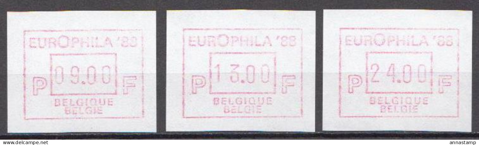 Belgium MNH Stamps - 1980-99