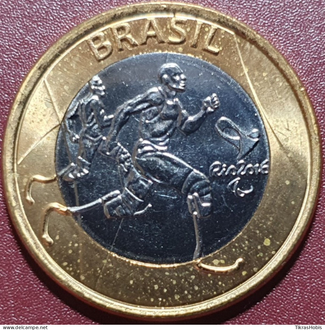 Brazil 1 Real, 2015 RIO Paralympic Athletics KM710 - Brasile