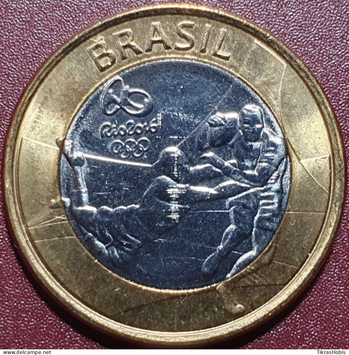 Brazil 1 Real, 2015 RIO Rugby KM707 - Brasil