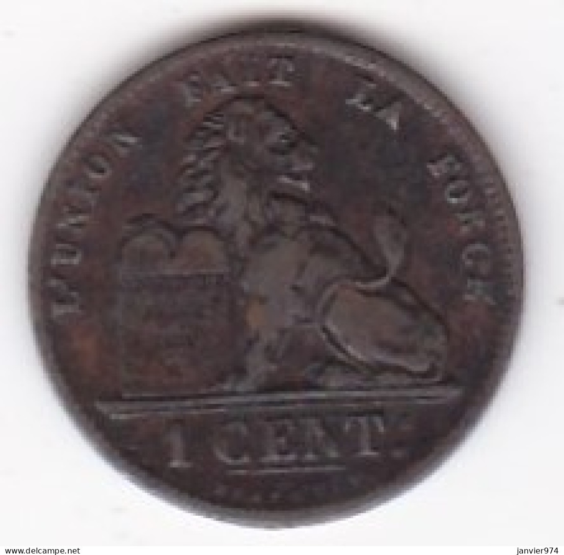 Belgique. 1 Centime 1846 , Leopold I , En Cuivre - 1 Cent