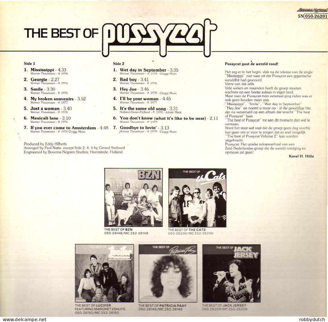 * LP *  THE BEST OF PUSSYCAT (Holland 1979 EX!!) - Disco, Pop