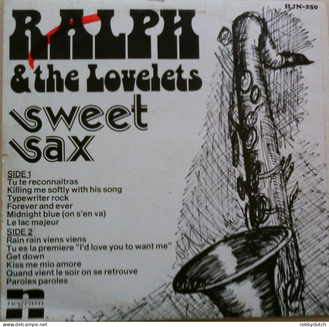 * LP *  RALPH & THE LOVELETS - SWEET SAX (Holland 1973) - Instrumentaal