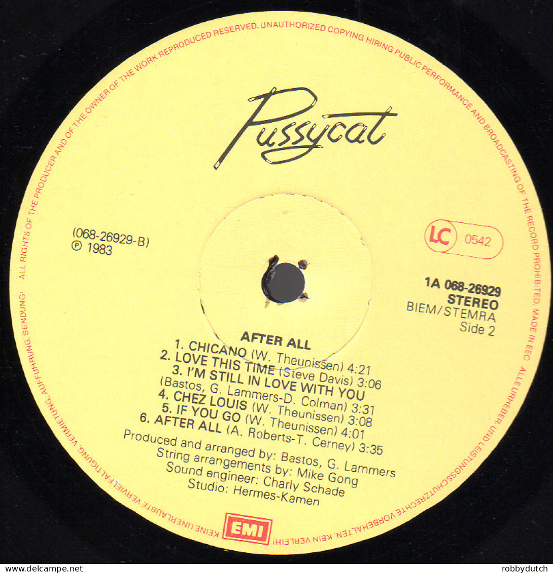 * LP *  PUSSYCAT - AFTER ALL (handsigned By All Members) (Holland 1983) - Disco, Pop