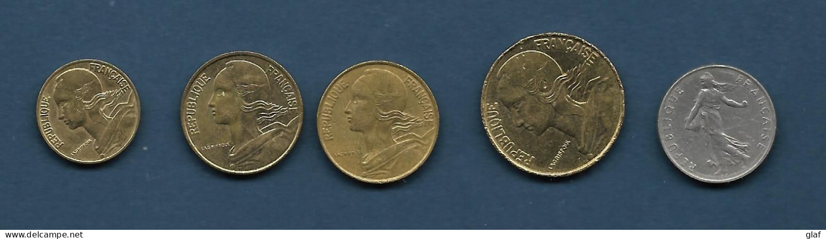 Pièces De 5 C , 2 X 10 C, 20 C Et 1/2 Franc Ayant Circulées - Other & Unclassified