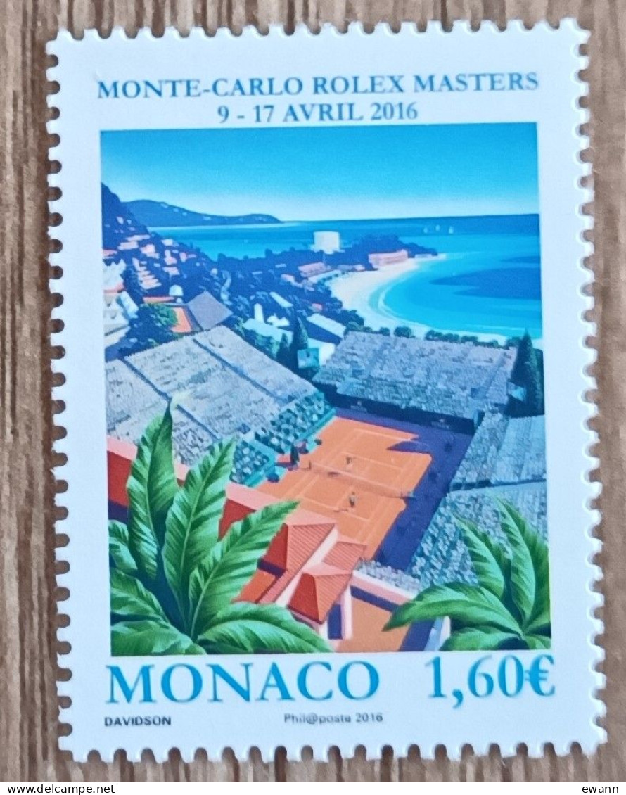 Monaco - YT N°3019 - Sport / Tennis / Monte Carlo Rolex Masters - 2016 - Neuf - Unused Stamps