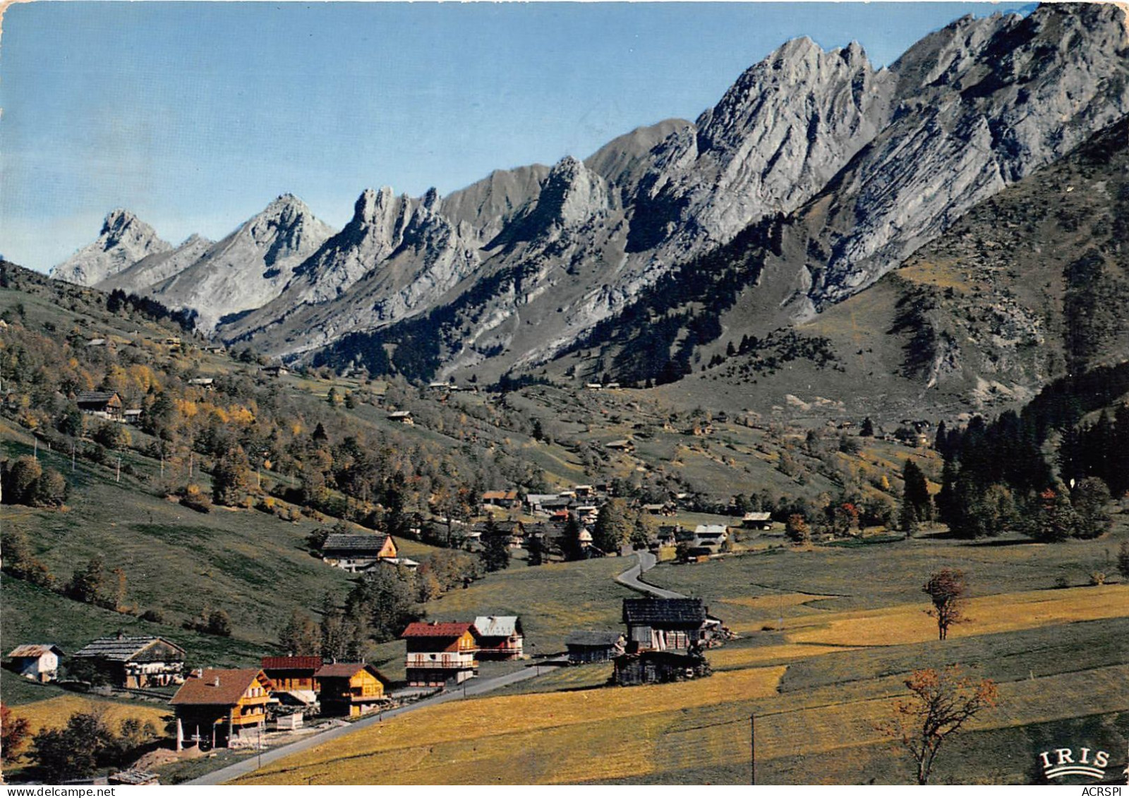 Vallee Des Confins Chaine Des Aravis Et Pointe Percee 2752m 33(scan Recto-verso) MA315 - La Chapelle-d'Abondance